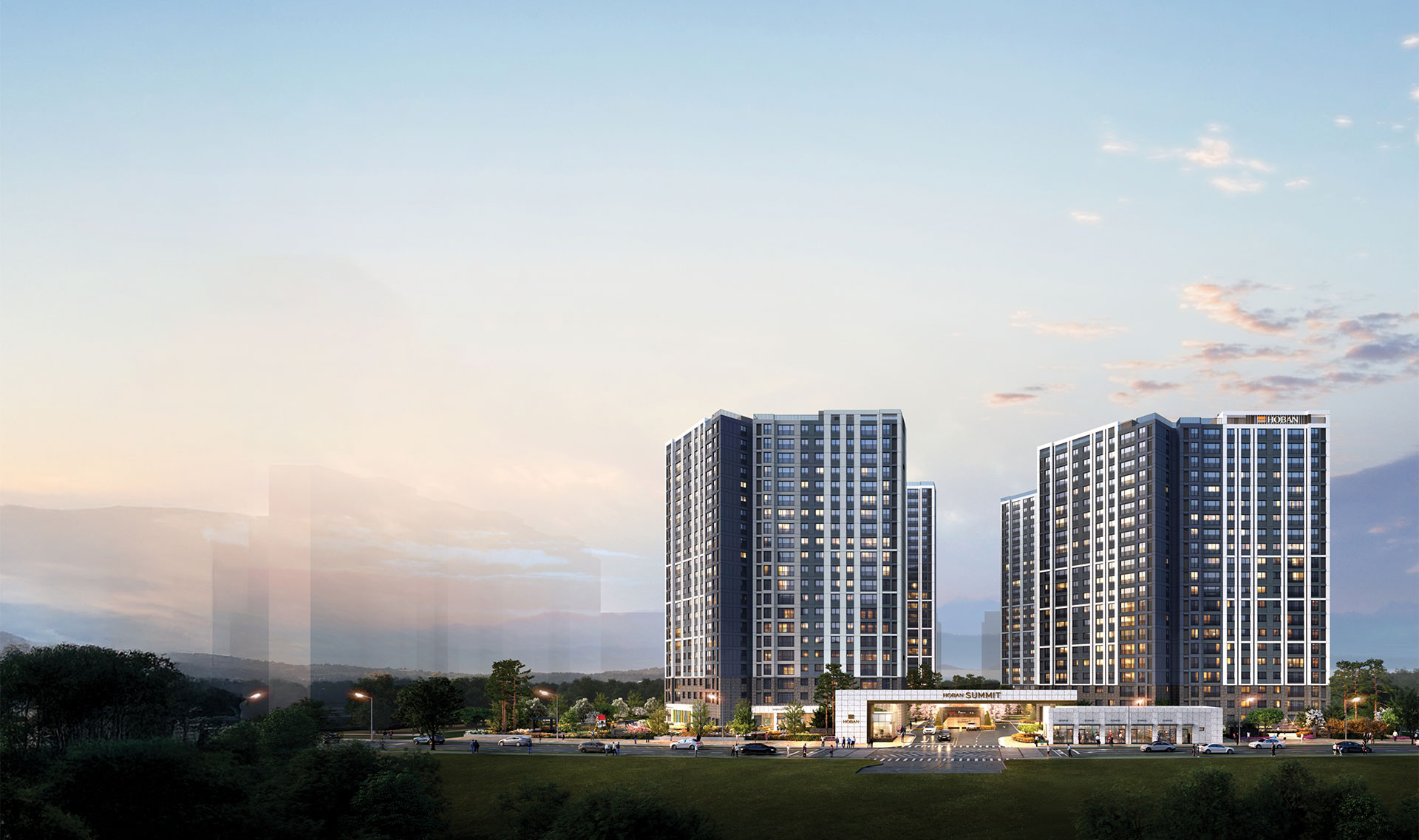 시흥 거모 호반써밋 조감도